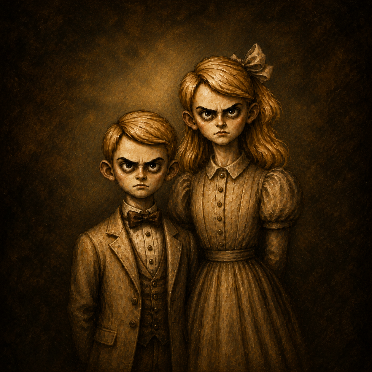 Portrait of Forsithia & Wellington